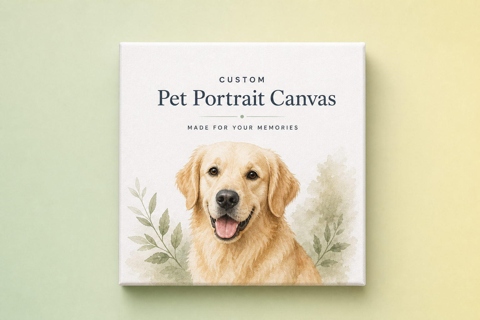 Pet Portrait Canvas